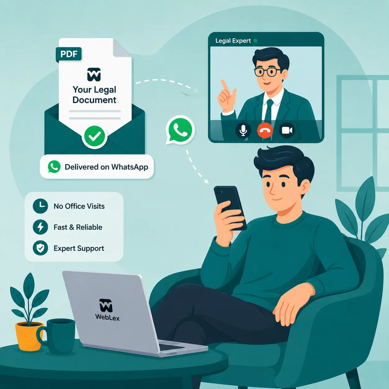 Receive Your Legal Solution — From Anywhere